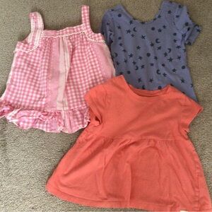 BUNDLE OF “3” ASSORTED GIRLS TOPS- TODDLER 4- HANNA ANDERSSON,MAX STUDIO,GAP